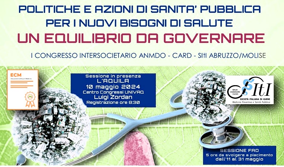 POLITICHE E AZIONI DI SANITA' PUBBLICA PER I NUOVI BISOGNI DI SALUTE: UN EQUILIBRIO DA GOVERNARE